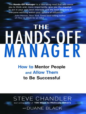 cover image of The Hands Off Manager